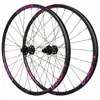 Juego de ruedas Peilin para bicicleta de montaña freno de disco rodamiento sellado de carretera juego de ruedas de seis trinquetes HG12 velocidades 28 agujeros liberación rápida eje pasante