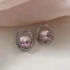 Brincos de Metal com Zircônia Frescos e Elegantes, Modernos e Versáteis para o Dia a Dia, Brincos de Luxo Leve, Acessórios de Orelha Requintados de Nicho de Alto Padrão para Mulheres