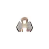 Presilha de Cabelo Pequena com Laço para Franja de Menina Exquisita Cyber Celebridade Elegante Lateral Lateral Fofa Presilha Superior Presilha para Cabelo Quebrado Acessório de Cabeça