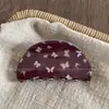Pinza de garra de lunares estilo coreano, pinza para el pelo modelo nuevo de alta gama 2026, pinza de tiburón grande exquisita para cabello grueso