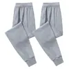 Pantalones de Otoño 100% Algodón Puro para Hombre Cintura Alta Tallas Grandes Pantalones Térmicos de Algodón Ropa de Casa Otoño/Invierno Talla Grande Pantalones de Punto Cálidos Pantalones Individuales para Papá