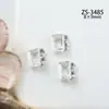 Substituição de Alta Qualidade Cristal K9 Diamante Branco Manicure Diamante Joias Coração Explosivo Ovo de Pombo Diamante Pedregulho de Ângulo Reto Joias