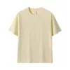 Camiseta de Manga Corta con Cuello Redondo de 230g, 20 Count, Peinada Finamente, Compacta Hilada, para DIY, Diseño Personalizado Padre-Hijo con Impresión de Logo