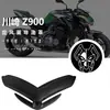 Adecuado para Kawasaki Z900 17-19 ala fija de pico de pájaro modificada ala de aleta de tiburón entrada de aire labio inferior cuchilla de viento rota