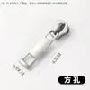 No. Cremallera de resina imitación metal de 5 dientes plateados y dientes platino con recubrimiento de lámina de oro y dientes recubiertos de plata para bolsas Cremallera # 7