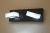 Luz LED frontal para espejo de lavabo de baño, tocador minimalista retro japonés, lavabo, lámpara de pared giratoria para iluminación de cuadros