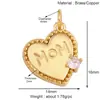 K38 Accesorios DIY alas de amor MAMÁ MAMA Estilo Bohemio Moda Europea y Americana