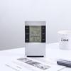 Despertador LCD Vertical Tela Grande ABS Luz de Fundo Clima Temperatura e Umidade Relógio Escritório Estudo Digital Relógio Digital Relógio