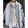 Camisa de algodão puro cor sólida feminina, roupa externa, primavera e outono, solta, casual, emagrecedora, combinando, camisa com protetor solar, jaqueta