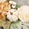 Coronas Artificiales de Primavera y Verano, Calabazas Simuladas de Acción de Gracias, Crisantemos, Colgantes de Pared Atmosféricos, Arreglos de Boda, Decoración del Hogar, Transfronterizo