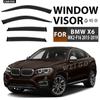 Adecuado para BMW X6 protector de lluvia deflector de ventana lateral visera de ventana BMW X6 E71 F16 G06