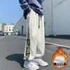 Calça Masculina Ge Hua Estilo Primavera e Outono Tendência Nacional Calça Esportiva Bordada com Pernas Largas Fluidas, Caimento Solto, Calça Jogger Casual Modelo Novo 2026