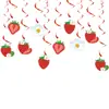 Amazon Nuevo Suministros de Fiesta Temática de Frutas Fresas Hawaianas Decoración Bandera Banner de Flores Distribución del Lugar