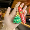 Nuevo Llavero de Santa Claus Muñeco de Nieve Navideño Árbol de Navidad Muñeco Llavero Adorno para Bolso Regalo Venta al por Mayor