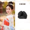 Peluca Hanfu Peinado Antiguo de Disco Completo Bolsa para el Cabello Versátil Estilo Perezoso para Principiantes Hecho al Estilo Song de Suela Suave