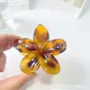Presilha de Cabelo Gradiente Pérola Plumeria Transfronteiriça Europeia e Americana Presilha de Flor Presilha Lateral Presilha para Meio Preso Parte de Trás da Cabeça Presilha de Tubarão