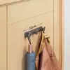 Gancho Sem Furo Gancho de Roupa Parte de Trás da Porta de Entrada Gancho de Armazenamento de Roupas e Chapéus Cabideiro de Corredor Gancho Adesivo Prateleira de Armazenamento de Parede