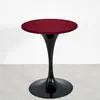 Capa de mesa redonda lavável em estilo nórdico, capa de toalha de mesa redonda para sala de estar, bar de chá, capa à prova d'água para mesa de jantar pequena, feita sob medida pelo fabricante