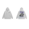 Sudadera con cremallera estilo europeo y americano transfronteriza con estampado de letras, número 8 negro, sudadera con cremallera casual unisex Stu