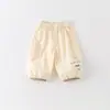 Pantalones para Bebé Niño 2026 Verano Nuevo Estilo Pantalones Cortos para Bebé Delgados Transpirables Estilo Coreano Versátiles Pantalones Anti-Mosquitos para Niños