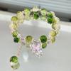 Pulsera Galaxia Ahogándose Hada Estelar Diseño de Nicho Blanco Versátil Dulce Pulsera para Novia Pulsera