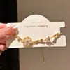 Pulsera Deslizante de Tulipán con Circonita, Sencilla, Exquisita, Moderna, Dulce, Pulsera para el Día a Día, Lujo Ligero, Joyería de Alta Gama para Mujeres