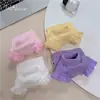 Camiseta interior térmica para perro con mangas voladoras, linda, alta elasticidad, cuello alto pequeño, cuatro colores, ropa para perros de talla pequeña para Malteses y Yorkshire Terriers