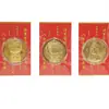 Versión Q Dibujo Animado Mazu Moneda de Oro de la Suerte Tarjeta de Templo Mazu de Taiwán Empaquetado con Mazu de Bazhanshan Mazu de Dajia Regalo