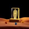 Buda Amitabha de Nanwu Cubo de Cristal Esculpido Tridimensional 3D Decoração de Corredor do Salão de Buda Artesanato Ornamentos Domésticos