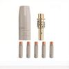 Juego Transfronterizo de 7 Piezas para 15Ak Boquilla Protectora Recubierta/Boquilla Conductora/Portaelectrodo/Manguito Protector para Accesorios de Pistola de Soldadura Mig