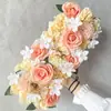 Nuevo Arreglo Floral de Piso para Boda Flor de Seda Artificial Flor Acabada Decoración L Arreglo Floral de Eucalipto t Guía de Camino de Escenario Arte Floral para Boda