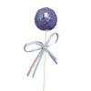 Decoração de Bolo de Aniversário Plug-in Lantejoula Laço Bola Coração Pirulito Festa de Confeitaria Layout da Mesa de Sobremesas