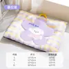 Estilo Primavera e Verão Xadrez Fresco Color-Blocking Tapete Portátil Cama para Cachorro Teddy Cama para Gato Fresca Respirável Tapete de Dormir Suprimentos para Animais de Estimação
