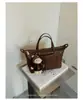 Bolsa Feminina Transfronteiriça Casual Retrô Grande Capacidade 2026 Novo Estilo Versátil para o Dia a Dia Bolsa de Ombro Único Transversal Bolsa de Mão Feminina