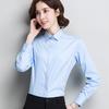 Camisas de Trabajo de Manga Larga para Hombres y Mujeres con Logo de Negocios, Sin Planchar y Anti-Arrugas