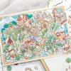 Zoo de Arte em Papel Série Canção dos Sonhos Miniatura Adesivos de Cena em Miniatura Cena Criativa Adesivos DIY