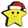 Accesorios de Cuentas para Bolígrafos Temática Navideña Figuras de Papá Noel y Árbol de Navidad Cuentas de Goma Suave Accesorios para Decoración de Bolígrafos DIY Venta al por Mayor