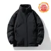 Jaqueta Masculina de Algodão 2026 Inverno Novo Estilo Masculino Aconchegante Quente Solta Tamanho Grande Casual Capuz Removível Casaco Masculino de Algodão