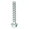 Parafusos autoatarraxantes, parafusos autoatarraxantes com flange hexagonal externo revestidos de zinco azul e branco, parafusos autoatarraxantes de alta resistência anti-afrouxamento autoblocantes para concreto