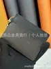 Popular Suministro Directo de Fábrica Venta al por Mayor Comercio Exterior Europeo y Americano Serie Clásica de Cartera Portatarjetas con Letras Full Cuero Portatarjetas 82739