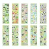 Lindas pegatinas de panda para scrapbooking DIY, material cortado a láser para decoración de escenas de dibujos animados infantiles