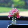 Adornos para Coche con Flores Artificiales Frescas Transfronterizos Florero de Celebridad de Internet Flores Interior del Coche Accesorios para Coche Decoraciones de la Consola Central