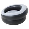 PVC flocado ecológico para exteriores, camping, resistente a la humedad, portátil, sillón reclinable inflable, sofá redondo inflable pequeño individual para el hogar