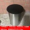 Lixeiras Redondas e Quadradas de Aço Inoxidável Preto, Lixeiras Embutidas na Bancada, Tampas Decorativas, Lixeiras Escondidas para Armários de Cozinha