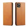 Fábrica de fundas de cuero para teléfonos móviles procesamiento personalizado funda de cuero para teléfono móvil con tarjetero para iPhone 14 13 12 a OEM