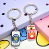 Série Criativa de Desenhos Animados de Bebidas de Verão Chaveiro DIY Personalizado Tendência Pingente para Mochila de Estudante Venda por Atacado