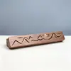 Quemador de Incienso Horizontal de Madera de Nogal Yuanshan Guanyue, Portainciensos Sólido de Sándalo Estilo Chino, Caja Horizontal de Incienso de Sándalo y Madera de Agar, Aromaterapia para el Hogar