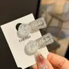 2026 Novo Estilo Brilhante Totalmente Cravejado de Cristal Diamante Pérola Presilha de Cabelo Presilha Bico de Pato Presilha Lateral para Franja Grampo de Cabelo Doce Acessório de Cabelo para Mulheres