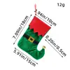 Hong Kong Amor Nuevas Decoraciones Navideñas Calcetines de Lana Rojo y Blanco Reno Bolsa de Regalo Bolsa de Regalo para Niños Calcetines de Navidad Tejidos
