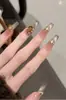 Explosiones del libro de Little Red Riding, armadura de desgaste, sentido avanzado, ojo de gato, piezas de manicura pura hechas a mano, flores en flor, piezas de uñas usables de diamantes
